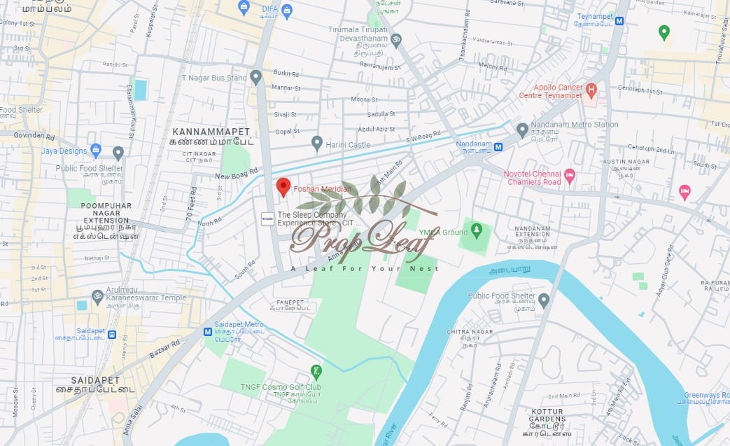 Foshan Meridian Location Map